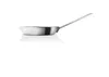 A stainless steel frying pan with a long handle is shown in profile against a white background. Náhľad obrázku produktu