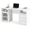 KOMTO Schreibtisch mit Schubladen - Oslo 145 x 65 x 76 cm Produktbild-Vorschau 6