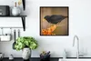 MuchoWow® Gerahmtes Poster Vogel - Amsel - Winter - Eis - Produktbild-Vorschau 3