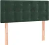 vidaXL Čelo postele Dark Green 90x5x78/88 cm Velvet Náhľad obrázku produktu 1