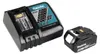 Akumulátorový kompresor Makita DMP 180 RM1 18 V 8,3 bar + Náhľad obrázku produktu 4