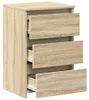 vidaXL Nachttische 2 Stk. Sonoma-Eiche 40x35x62,5 cm Produktbild-Vorschau 5