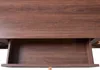 MODFU Meuble TV Bas en Bois Naturel, 2 Portes Coulissantes Voir les images du produit 5