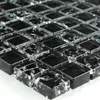 Glasmosaik Fliesen Tokio Schwarz Produktbild-Vorschau 1
