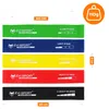 Widerstandsbänder 5er Set Fitnessbänder Mini Loop Bands Produktbild-Vorschau 2
