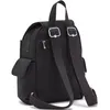 The back view of a black Kipling backpack is shown against a white background. Produktbild-Vorschau