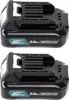Kit alimentatore Makita 12 V con 2 batterie BL1021B da 2,0 Anteprima dell’immagine prodotto 5
