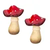 2 Stück Fliegenpilz Figuren H 20 cm Pilz Dekofigur Produktbild-Vorschau 2