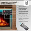 Cheminée électrique sur pied BALDERIA Liora – Puissance de Voir les images du produit 5