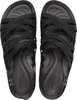 crocs Brooklyn Strappy Low Wedge Women Schwarz Croslite Produktbild-Vorschau 3