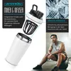 Arendo Protein Shaker Edelstahl, Eiweißshaker 500 ml, Produktbild-Vorschau 5