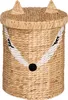 Coffre à jouets "Renard" - jacinthe d'eau tressée H. 50 cm Voir les images du produit 1