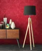 NEWROOM Tapete Rot Vliestapete Ornament - Wohnzimmer Barock Produktbild-Vorschau 4