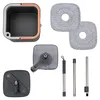 Set di mocio e secchio Relaxdays, secchio da 6 litri con Anteprima dell’immagine prodotto 8