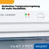 Close-up of a white appliance with control panel and indicator lights. Produktbild-Vorschau