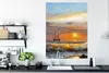MuchoWow® Poster Malerei - Wasser - Segelboot - Ölfarbe Produktbild-Vorschau 3