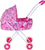 Puppenwagen aus Metall, 2-in-1, tiefe Gondel, faltbares Produktbild-Vorschau 2