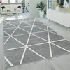 Teppich Wohnzimmer Kurzflor Rauten Skandi Muster Modern Produktbild-Vorschau 1
