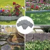 Gartenzaun, Beeteinfassung Kunststoff grau als Beetumrandung 25 × 23 cm - Stonefency (2) Náhľad obrázku produktu