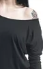Black Premium by EMP Damen schwarzes kurzes Langarm-Kleid Produktbild-Vorschau 4