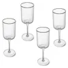 Mikasa Sorrento Glas Weingläser White mit Goldrand und Produktbild-Vorschau 2