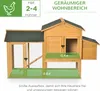PawHut Zwerghühnerstall Zwerghühnerhaus Auslauf Produktbild-Vorschau 4