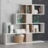 Skye Decor, Karlin - White, Walnut, Bücherregale, Weiß, 120 Produktbild-Vorschau 2