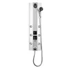 A shower panel system mounted on a white background. Produktbild-Vorschau