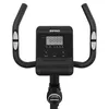 Close-up view of the handlebars and console of an exercise bike. Produktbild-Vorschau