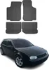 1997-2006 VW Golf Fußmatten Gummi Schwarz 4 tlg Produktbild-Vorschau 1