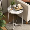 doporro Beistelltisch rund, Kleiner Tisch, Couchtisch rund Produktbild-Vorschau 1