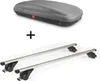 Dachbox VDP-BA400 + Dachträger/Relingträger KING1 112 cm Produktbild-Vorschau 1
