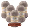 5 x ALIZE Diva 167 Beige mit Label Produktbild-Vorschau 1