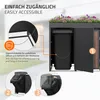 ML-Design Mülltonnenbox 3er mit Pflanzdach, Produktbild-Vorschau 4