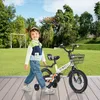 Supfine Kinderfahrrad 16 Zoll Kinder Fahrrad Weiß Schwarz Produktbild-Vorschau 6