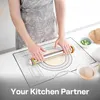 Rouleau à pâtisserie réglable en acier inoxydable de 55 cm, Voir les images du produit 5