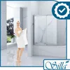 SPENCER Duschwand 100x150 Chrom - Sicherheitsglas Produktbild-Vorschau 13