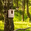 Relaxdays Nistkasten Halbhöhlenbrüter, naturbelassenes Produktbild-Vorschau 2