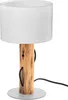 NOWA Tischleuchte Holz braun, 1x E14 Produktbild-Vorschau 1