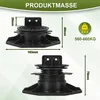 ISOISL 50 Stück Stelzlager Höhenverstellbar, 40-70mm Produktbild-Vorschau 2
