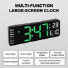 Digitale Wanduhr, Digitaluhr Wanduhr Wecker mit Produktbild-Vorschau 6