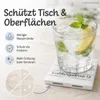 4 x Untersetzer Palette aus Holz Lieblingsdrink weiß Produktbild-Vorschau 11