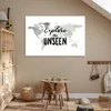 MuchoWow® Poster Weltkarte - Weiß - Zitat 120x80 cm - Produktbild-Vorschau 6