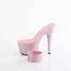 BEJEWELED-712RS Damen Slipper von Pleaser, Transparent Produktbild-Vorschau 3