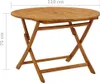 vidaXL Klappbarer Gartentisch 110 cm Massivholz Akazie - Produktbild-Vorschau 9