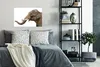 MuchoWow® Poster Elefant - Zähne - Weiß 60x40 cm - Produktbild-Vorschau 4