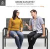 Zahradní lavička Outsunny, dvoumístná lavička v ratanovém Náhled obrázku produktu 7