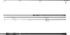 Three fishing rods are displayed horizontally against a white background, with the bottom rod showing the handle and reel seat. Anteprima dell’immagine prodotto