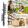 Metall Gartenthermometer 27cm Temperatur -40 bis 50°C Produktbild-Vorschau 2
