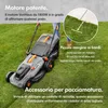 Vonhaus Tosaerba Elettrico da 1800 W con Funzione Mulching Anteprima dell’immagine prodotto 6